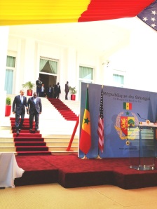 Obama and Sall hold a press conference